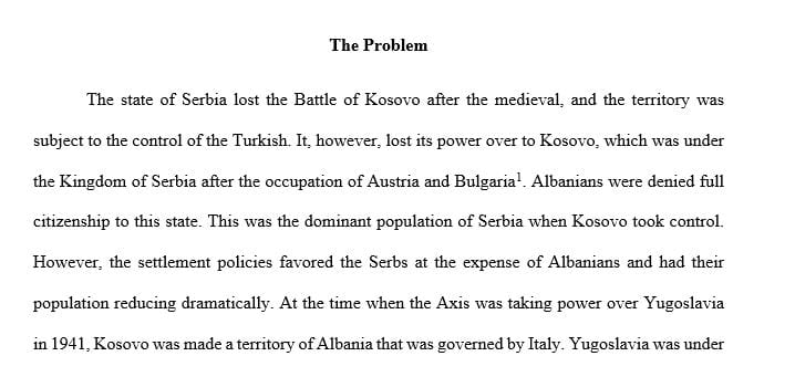 Kosovo declared independence from the Former Republic of Yugoslavia on 17th February 2008.