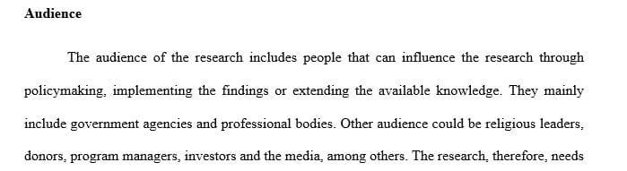 Understand how to make your research usable and available to other people in your field