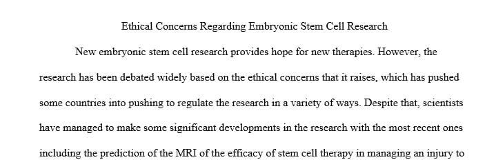 What are the most recent advances in embryonic stem cell research and are there any new ethical dilemmas