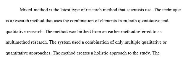 What extent is mixed methods research simply taking a quantitative design and a qualitative design and putting them together