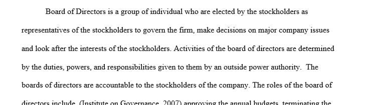 Who are the members of the board of directors and what is the significance of their role at the bank