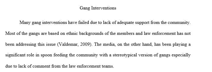 Why have so many gang interventions failed