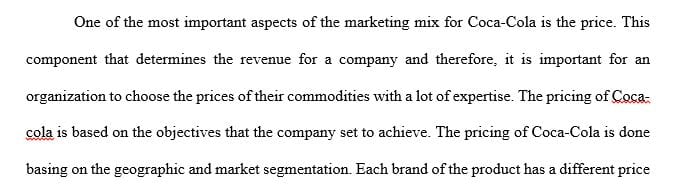 Write a 3–5-page report that evaluates the marketing mix for a product and the effectiveness of the marketing communication strategy