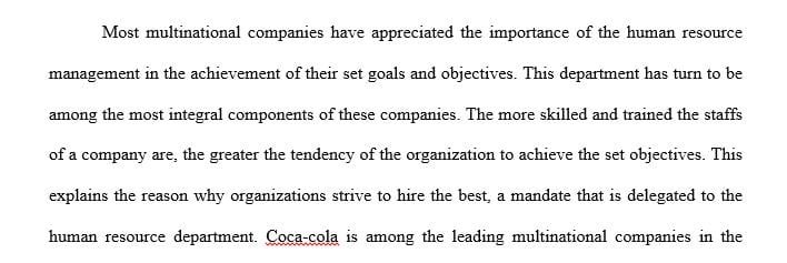 Write a minimum of two pages summarizing the challenges that ACME Company, Inc. faces from the perspective of an HRM