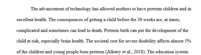 Write a 750-1,000 word narrative informing the mother the different developmental milestones