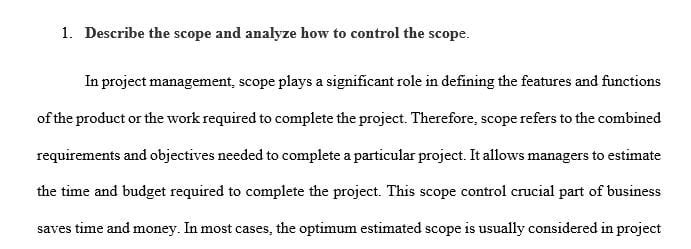 Write a four to six (4-6) page original business requirements document for the project plan
