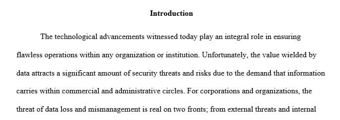 Write a paper and describe how employees have started using portable electronic devices to steal confidential data.