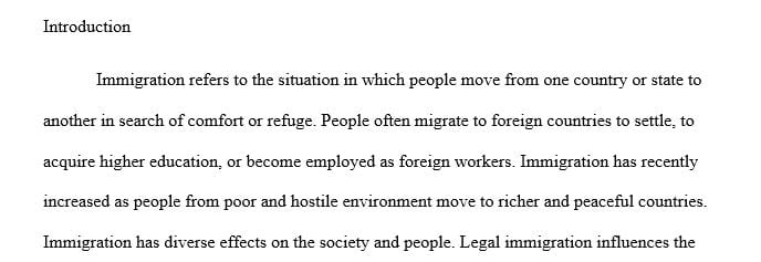 Write an argument based on the sources below. They all take different perspectives on immigration.