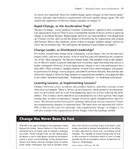 Compare your change story to one of the stories from the beginning of Chapter 1 of the text.