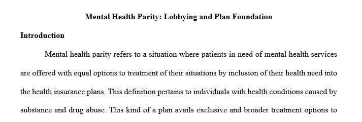Choose one of the following issues to develop a lobbying plan to your state representatives