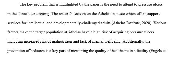 Consider how the findings connect to your topic and intervention for your capstone change project.