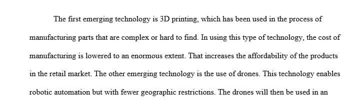 Describe 3 emerging global technologies and explain where each one is on the hype cycle