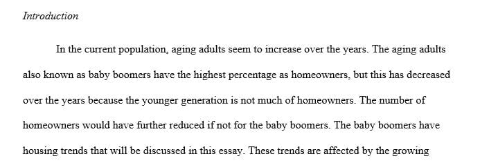 Describe and critique two housing trends of aging adults that surprised you and analyze why they surprised you.