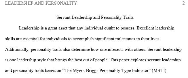 Explore the Myers-Briggs Type Indicator information located in chapter four of the textbook.