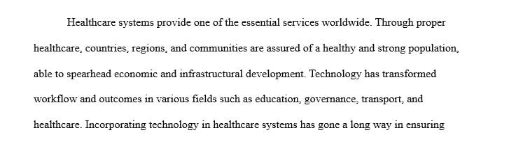 In 6-7 pages demonstrate knowledge of the role of informatics in consumer healthcare.