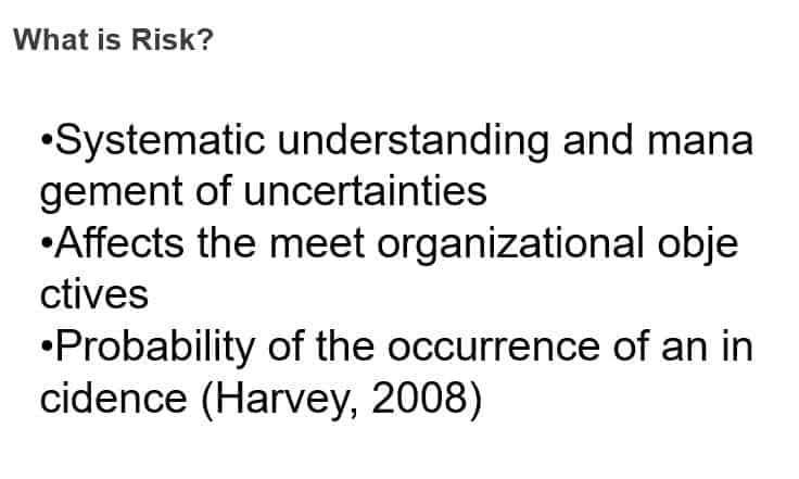 Prepare a 3–5 slide narrated PowerPoint presentation that addresses different types of financial risk.