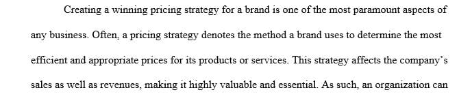 Research and provide pricing examples that compare and contrast various factors that influence promotional strategies