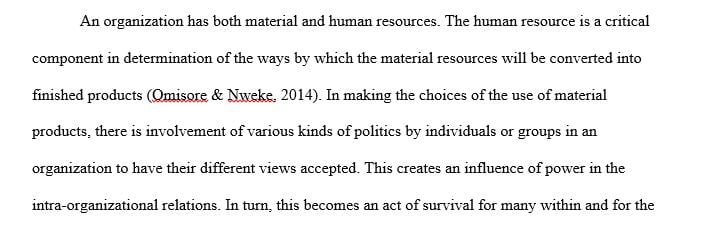 Share at least two workable suggestions with your classmates about how to effectively manage organizational power and politics.