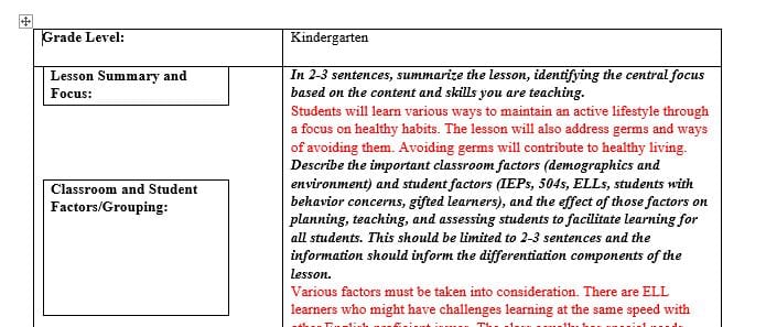 Summarize the strengths and needs of the class in relation to the above factors and share how this data will guide you in your lesson planning