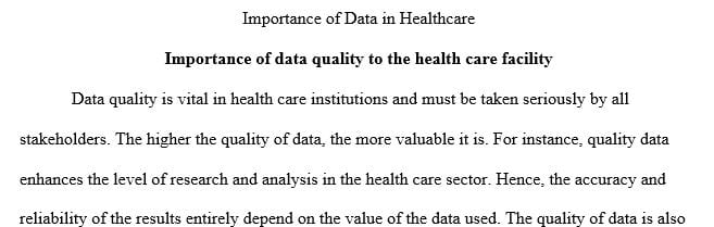 Write a 350- to 700-word paper that explains data advanced techniques in data analytics