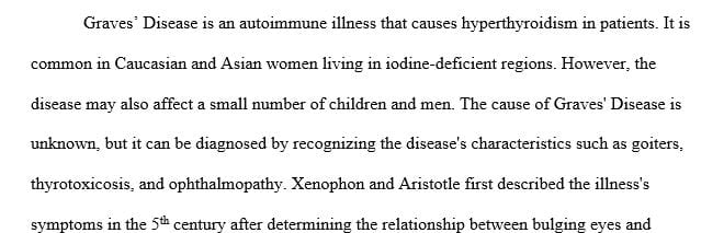 Write a paper on Grave's disease