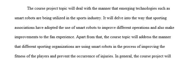 Writing the first sections of your Emerging Technology Analysis Report.