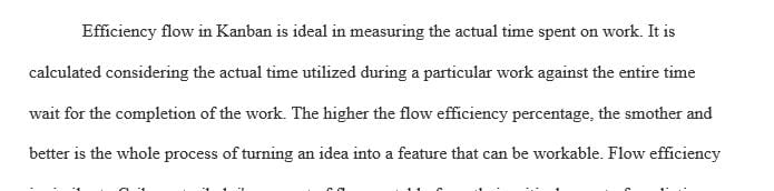 Are there any similarities between efficiency flow in Kanban and Csikszentmihalyi's concept of flow