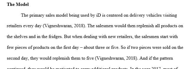 Describe the business problem that iD Fresh Foods (iD) is trying to solve and what are the corresponding analytics problems.