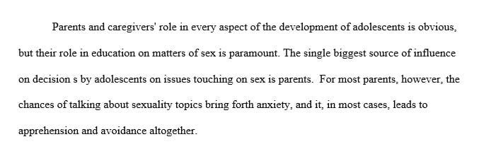 Does talking about sex with children increase the chances that they will engage in sexual activity