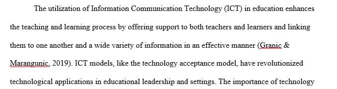 How information and communication innovation drives change in educational settings.