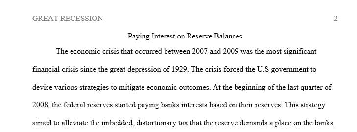 How the corrective action helped to restore stability to the financial system