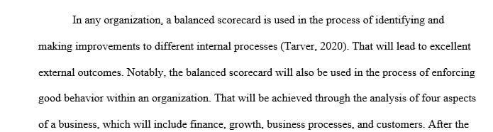 The balanced scorecard uses both financial and nonfinancial measures.