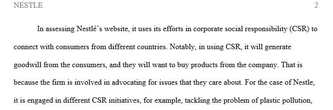 What advantages and opportunities does the website provide for this company to connect with its customers in other countries