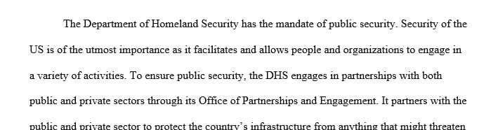 What are some of the ways the DHS is expanding on partnership relationships