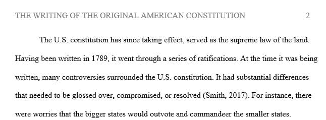 Why was the US Constitution a controversial document within the American colonies as it was being written