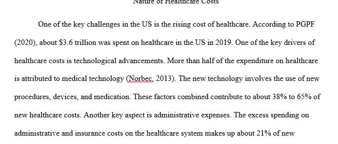 Write a 350- to 525-word article that evaluates the cost of the health care workforce.