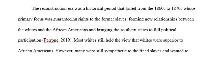 Explain some of the progress and opportunity that resulted for African-Americans during the era of reconstruction