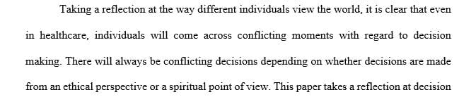 Explain the Christian perspective of the nature of spirituality and ethics in contrast to the perspective of postmodern relativism within health care.