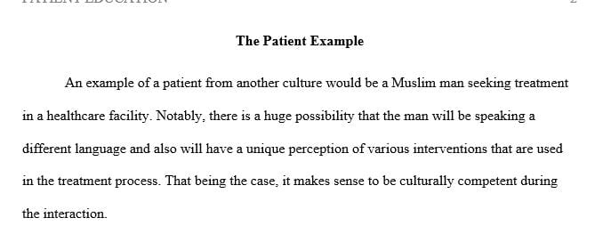 How can the health care professional communicate in presenting patient education