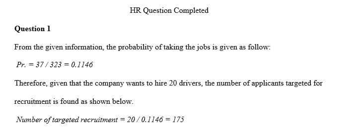 How many of those 20 drivers can they expect to remain drivers after 6 months