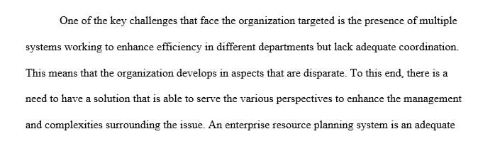 Identify and describe a business problem with an IT solution from your work or personal experience.