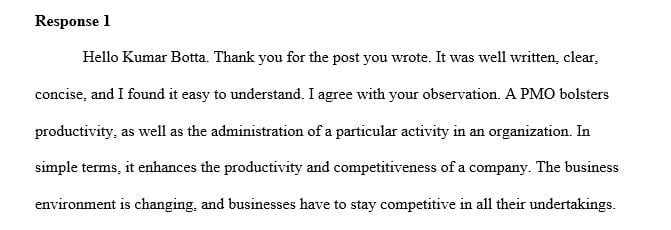 PMO is for the most part capable to give extend administration bolster works or direct administration of a specific undertaking.