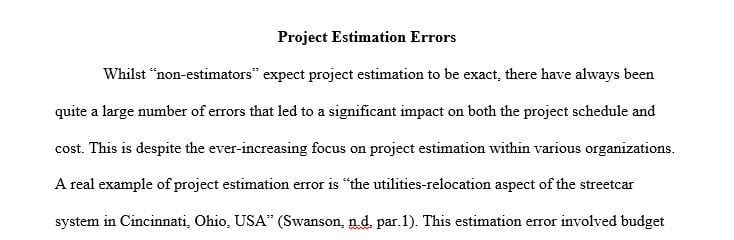  Real Examples of Project Estimation Errors and Their Causes