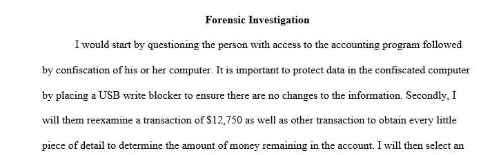 Write a one-page report detailing the steps Jonathan needs to take to obtain the necessary evidence to protect his company.