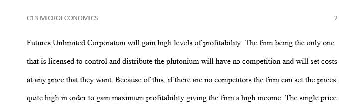 Describe the economic outcome of this single-price monopoly in terms of profit.