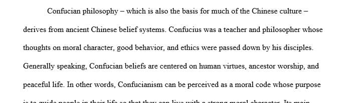 Explain the Confucian understanding of material and moral incentives