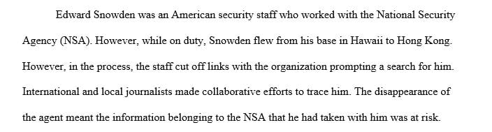 In you judgment, was Snowden a government “whistle-blower” or an agent of Russian intelligence