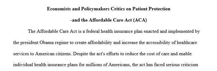 What ways do economists and policymakers—those who believe that market-based reforms are the key to improving the health care system