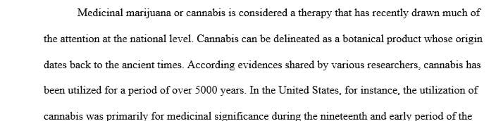 Who are the stakeholders both in support of and in opposition to medicinal cannabis use