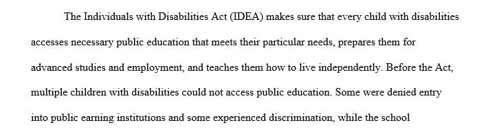 An important part of being an early childhood educator is understanding all federal and state mandates related to education.